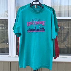 Vintage 1989 Baltimore Inner Harbor Tee